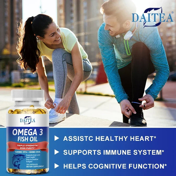 Aceite de pescado  Omega 3 - para la salud del sistema nervioso, la piel y el cabello, antioxidantes