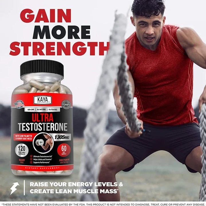 Potenciador de testosterona para hombres: mejora la masa muscular, el rendimiento, la resistencia y la confianza