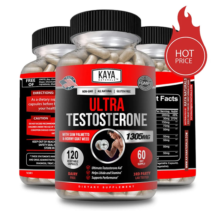 Potenciador de testosterona para hombres: mejora la masa muscular, el rendimiento, la resistencia y la confianza